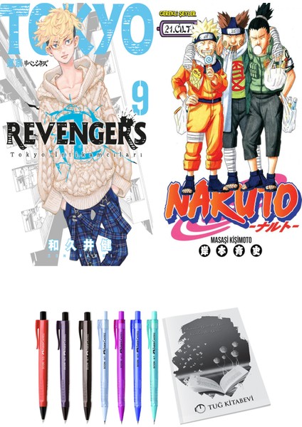 Tokyo Revengers 9 ve Naruto 21 (2li Set)