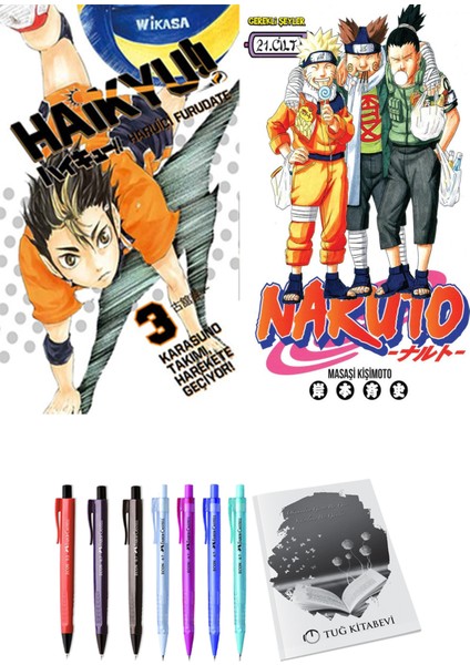 Haikyu!! 3 ve Naruto 21 (2li Set)