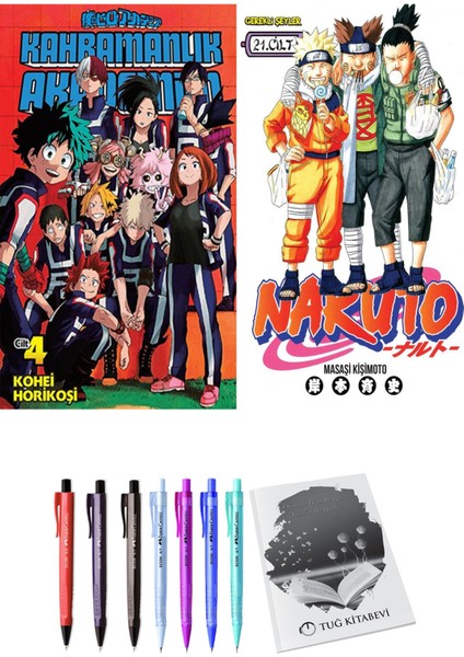 Kahramanlık Akademim 4 ve Naruto 21 (2li Set)