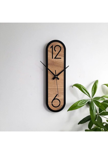 Ahşap Modern Saat Dekoratif Duvar Saati Mdf Duvar Saati Siyah Kahve 6 mm Mdf Lazer Kesim Saat fırsatları