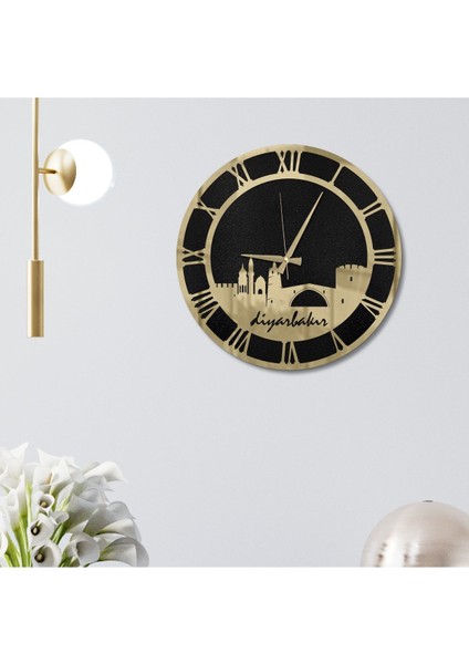 W'clock Memleket Serisi - Diyarbakır Temalı Duvar Saati