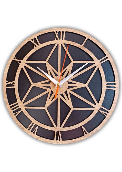 Kişiye Özel Lazer Kesim Ahşap Duvar Saati