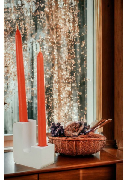Şamdan Mumluk Dekoratif Mumluk Tealight Mumluk Model 12 Ikili Mumluk