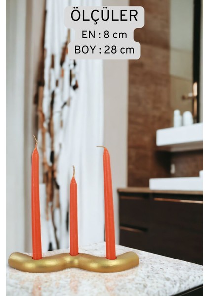 Şamdan Mumluk Dekoratif Mumluk Tealight Mumluk Model 14 Ikili Mumluk fırsatları