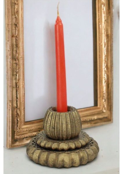 Şamdan Mumluk Dekoratif Mumluk Tealight Mumluk Model 1 Ikili Mumluk