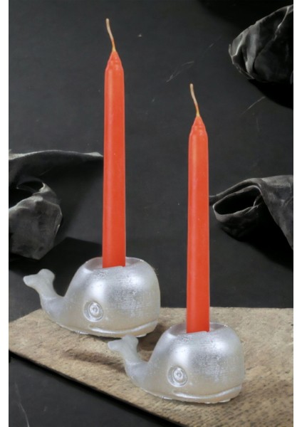Şamdan Mumluk Dekoratif Mumluk Tealight Mumluk Model 6 Ikili Mumluk