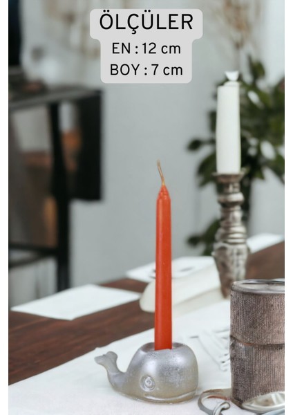 Şamdan Mumluk Dekoratif Mumluk Tealight Mumluk Model 6 Ikili Mumluk