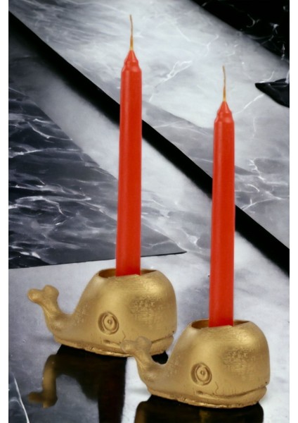 Şamdan Mumluk Dekoratif Mumluk Tealight Mumluk Model 6 Ikili Mumluk