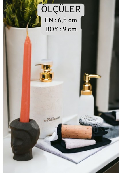 Şamdan Mumluk Dekoratif Mumluk Tealight Mumluk Model 10 Ikili Mumluk