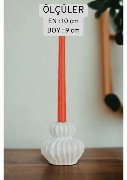 Şamdan Mumluk Dekoratif Mumluk Tealight Mumluk Model 19 Ikili Mumluk