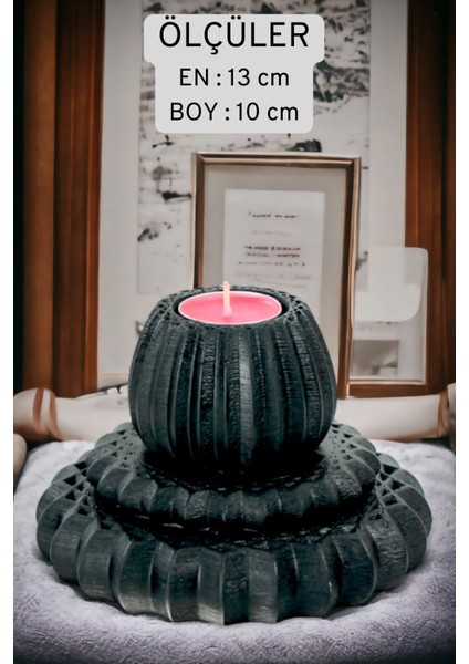 Şamdan Mumluk Dekoratif Mumluk Tealight Mumluk Model 1 Ikili Mumluk modelleri