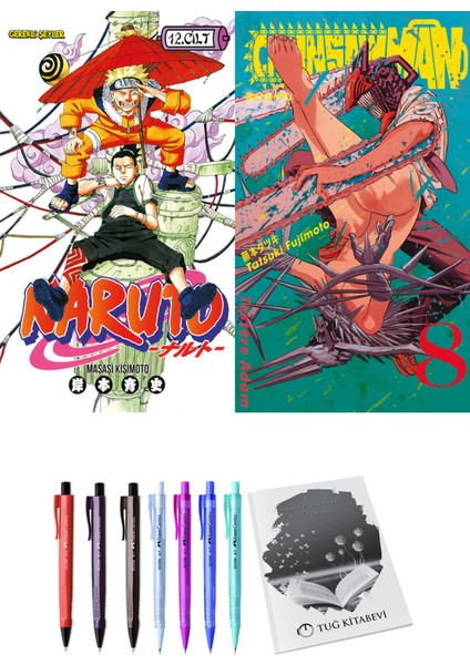 Naruto 12 ve Chainsawman 8 (2li Set)