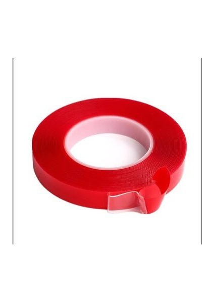 Çift Taraflı Bant 10 mm - 5 mt Şeffaf Silikon Vhb Bant