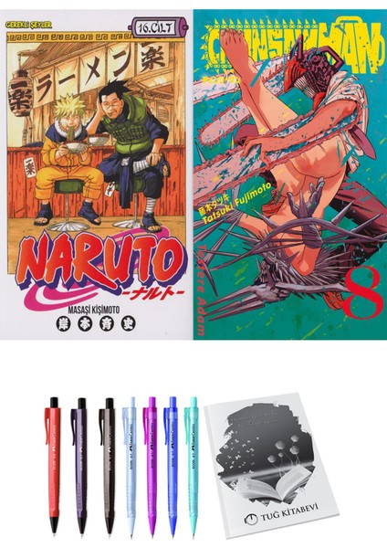 Naruto 16 ve Chainsawman 8 (2li Set)