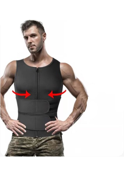 Neopren Sauna Yelek Yüksek Performans Termal Spor Yeleği