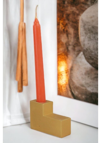 Şamdan Mumluk Dekoratif Mumluk Tealight Mumluk Model 17 Ikili Mumluk