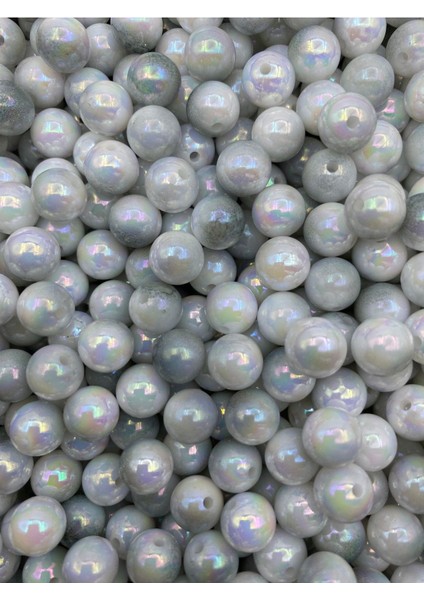 100GR 10MM Gri Ebruli Sedefli Janjanlı Pastel Inci Boncuk,takı,hobi,çanta Boncuğu (~200 Adet) fiyatları