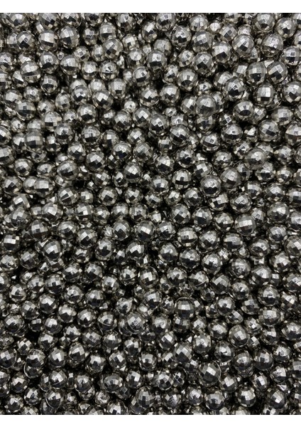 Deliksiz Dünya Inci Boncuk, 6mm Metalize Nikel Dünya Model Plastik Çakma Incisi (50GR,~360 Adet) fiyatları