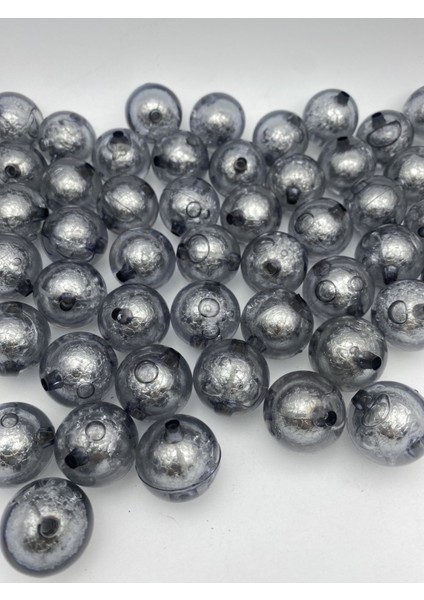 24MM Içi Folyolu Füme / Gri/ Antrasit Renk Akrilik Boncuk,takı, Çanta Yapım Boncuğu (100GR,~14ADET) fiyatları