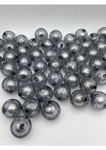 24MM Içi Folyolu Füme / Gri/ Antrasit Renk Akrilik Boncuk,takı, Çanta Yapım Boncuğu (100GR,~14ADET) modelleri