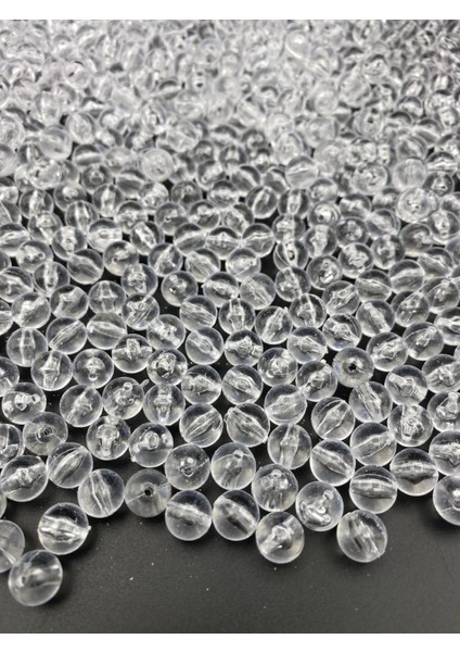100GR 10MM Şeffaf Akrilik Top Yuvarlak Model Akrilik Boncuk ,çanta Boncuğu (100GR,~ 190 Adet) fırsatları