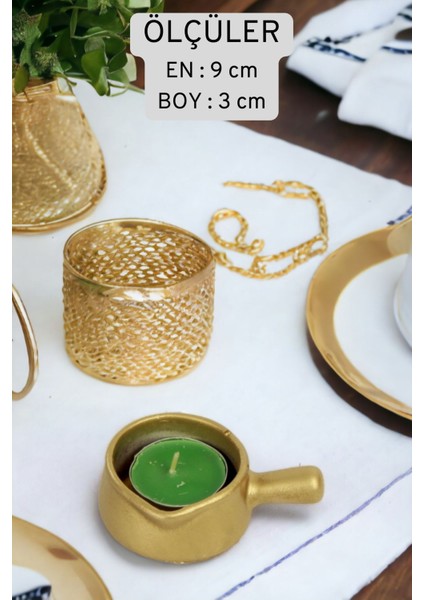 Şamdan Mumluk Dekoratif Mumluk Tealight Mumluk Model 24 Ikili Mumluk fiyatları
