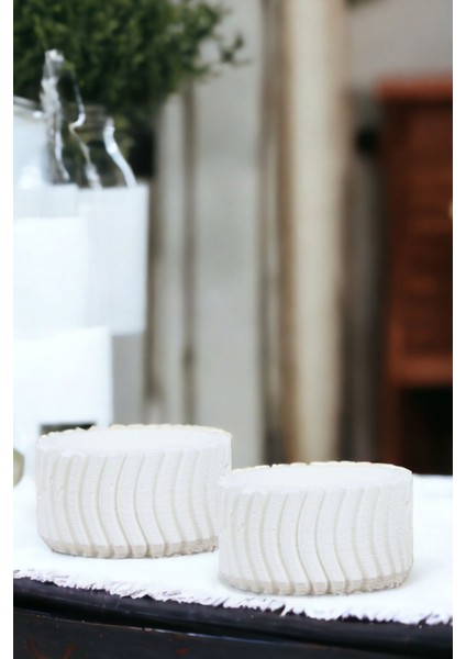 Şamdan Mumluk Dekoratif Mumluk Tealight Mumluk Model 26 Ikili Mumluk