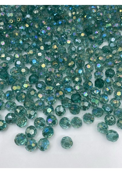 14MM Janjanlı Turkuaz /su Yeşili Petek Model Akrilik Boncuk, Takı Yapım Hobi Boncuğu (100GR,~80ADET) fiyatları