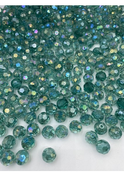 14MM Janjanlı Turkuaz /su Yeşili Petek Model Akrilik Boncuk, Takı Yapım Hobi Boncuğu (100GR,~80ADET) modelleri