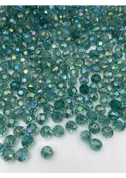 14MM Janjanlı Turkuaz /su Yeşili Petek Model Akrilik Boncuk, Takı Yapım Hobi Boncuğu (100GR,~80ADET) fırsatları