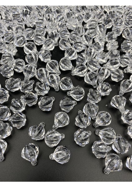 50GR Balon,sarımsak Model Şeffaf Akrilik Boncuk Sallantılı Avize Taşı,perde,abajur Boncuğu(~35 Adet) fiyatları