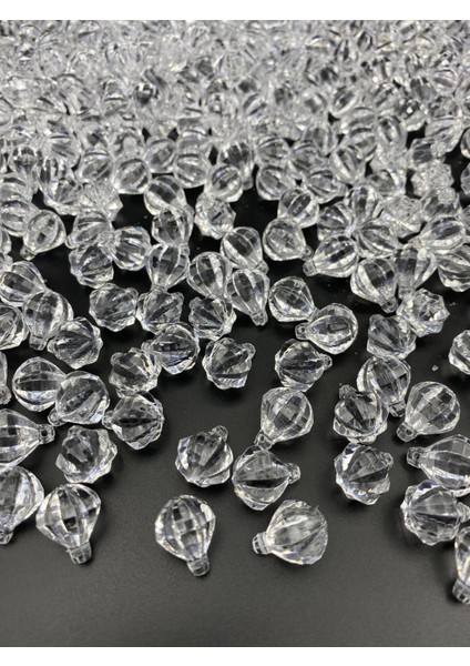 50GR Balon,sarımsak Model Şeffaf Akrilik Boncuk Sallantılı Avize Taşı,perde,abajur Boncuğu(~35 Adet) modelleri