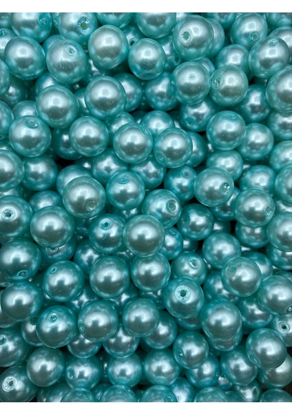 12MM Açık Mavi Cam Inci Boncuk, Takı Aksesuar Yapım Boncuğu (50GR,-23ADET ) fiyatları