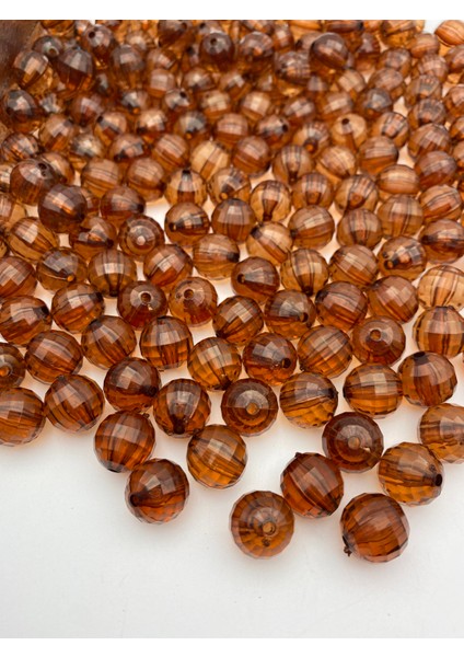 16MM Kahverengi Dünya Model Akrilik Boncuk,takı , Çanta Yapım Boncuğu ( 100GR,~45 Adet) fiyatları