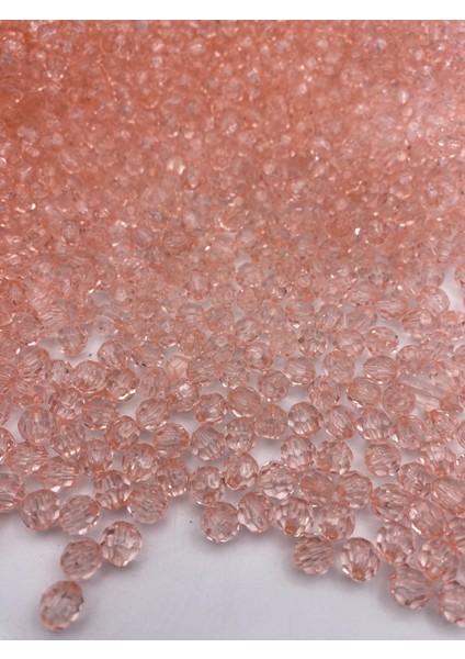 50GR 8mm Somon / Mercan Renk Petek Model Akrilik Boncuk,takı,çanta Boncuğu (50GR,~200 Adet) fiyatları