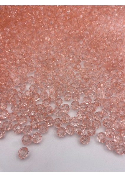 50GR 8mm Somon / Mercan Renk Petek Model Akrilik Boncuk,takı,çanta Boncuğu (50GR,~200 Adet) modelleri