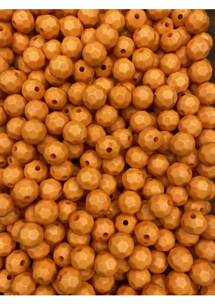100GR Opak Petek Model Turuncu Renk 10MM Akrilik Boncuk ,çanta Yapım Boncuğu (~200 Adet) fırsatları