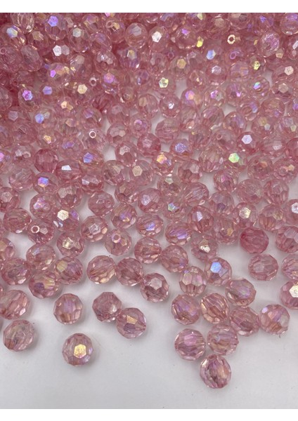 14MM Janjanlı Pembe Renk Petek Model Akrilik Boncuk, Takı Yapım Hobi Boncuğu (100GR,~80ADET) modelleri