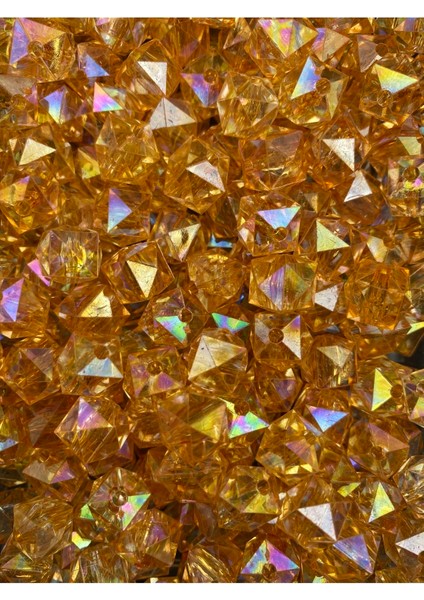 100GR 14MM Turuncu Renk Küp, Kübik Model Akrilik Boncuk,takı ,çanta Boncuğu (100GR,~80ADET) fırsatları