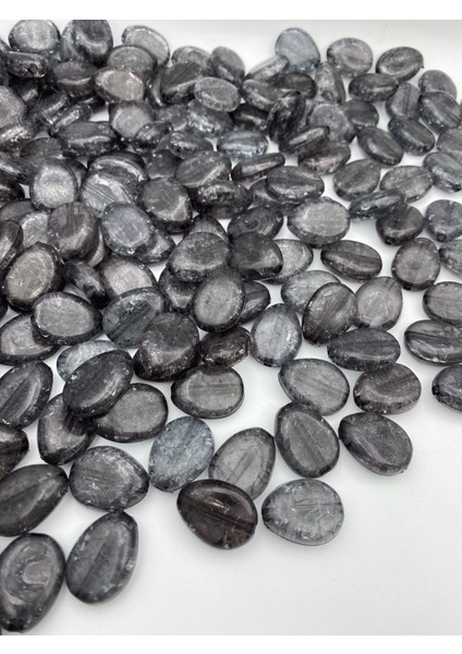 100GR Füme Renk Çatlak Çakıl Model Akrilik Boncuk, Çanta Yapım,hobi Boncuğu (100GR, ~34 Adet) fiyatları