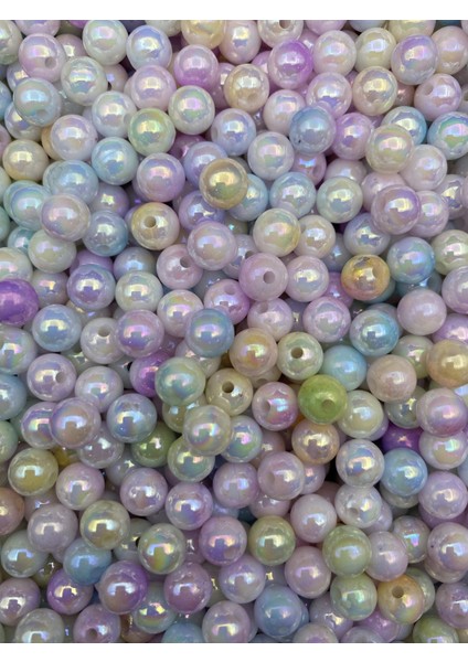 50GR 8mm Karışık Sedefli Janjanlı Ebruli Pastel Inci Boncuk,takı,hobi,çanta Boncuğu (~200 Adet) fiyatları