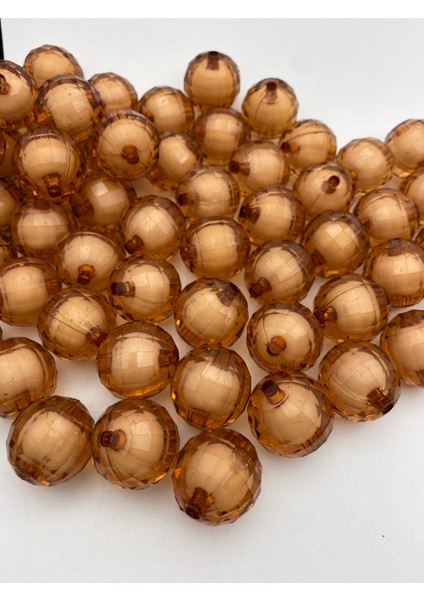 26MM Vizon-Kahverengi Içi Boncuklu Dünya Akrilik Boncuk, Çanta Yapım Boncuğu (100GR ~11 Adet Boncuk) fiyatları