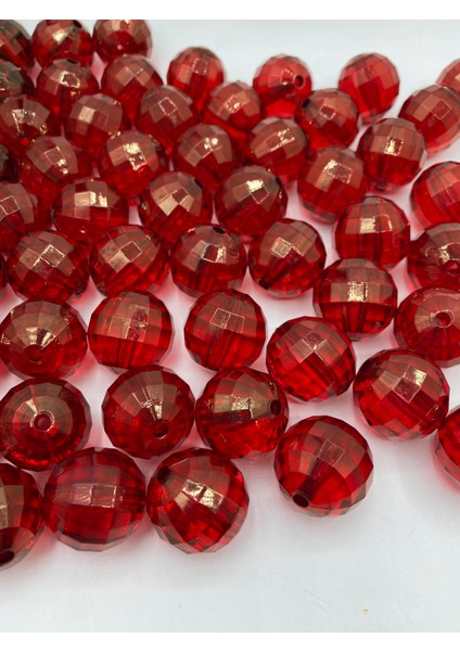 26MM Bordo Renk Dünya Model Akrilik Boncuk,takı, Çanta Yapım Boncuğu ( 100GR,~11 Adet) modelleri