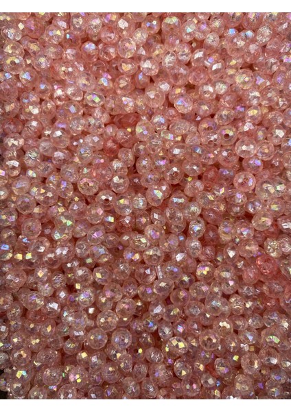 Somon /mercan Renk Basık 6mm Janjanlı Akrilik Boncuk,takı Yapım Hobi Boncuğu (25GR,~250 Adet) fiyatları