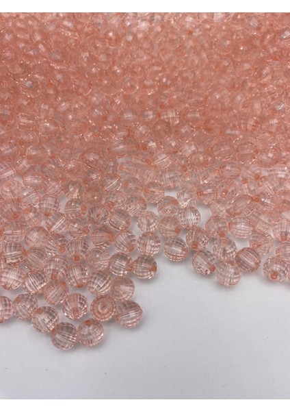 10MM Somon /mercan Renk Dünya Model Akrilik Boncuk, Takı,çanta Yapım Boncuğu (100GR,~180 Adet) fiyatları