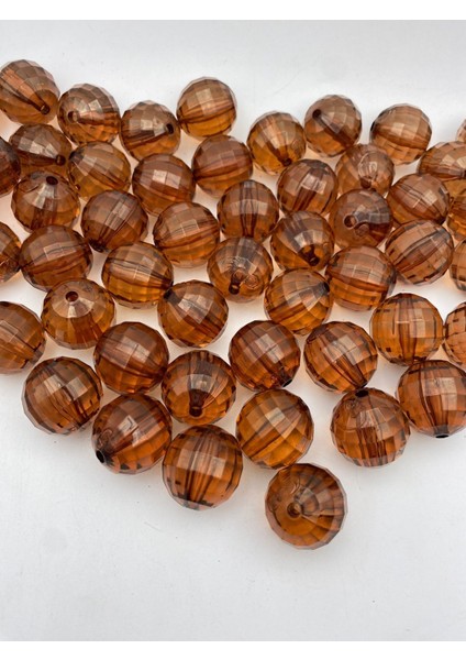 26MM Kajverengi Dünya Model Akrilik Boncuk,takı, Çanta Yapım Boncuğu ( 100GR,~11 Adet) fiyatları