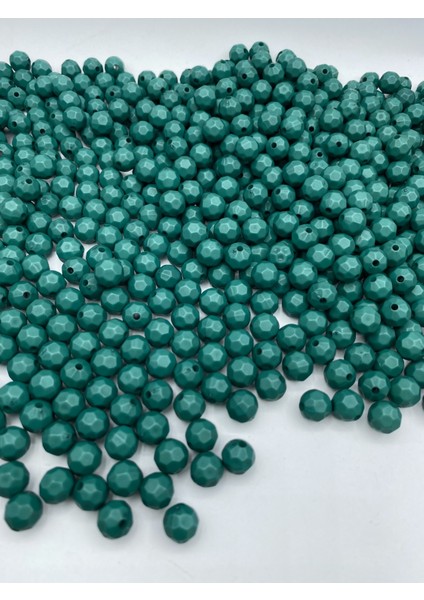 100GR Opak Petek Model Zümrüt Yeşili,yeşil Renk 10MM Akrilik Boncuk ,çanta Yapım Boncuğu (~200 Adet) fiyatları