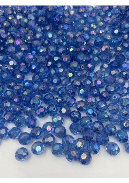 14MM Janjanlı Saks / Koyu Mavi Petek Model Akrilik Boncuk, Takı Yapım Hobi Boncuğu (100GR,~80ADET) modelleri