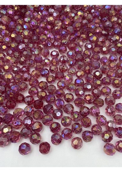 12MM Janjanlı Fuşya / Koyu Pembe Petek Model Akrilik Boncuk,takı Yapım Hobi BONCUĞU(100GR,~120 Adet) modelleri