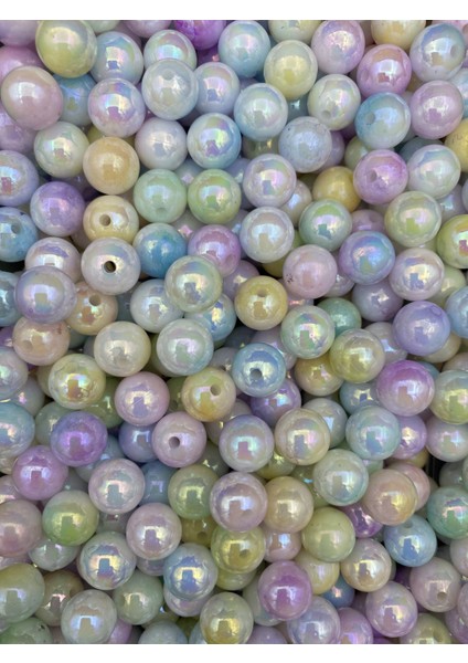 100GR 10MM Karışık Sedefli Janjanlı Ebruli Pastel Inci Boncuk,takı,hobi,çanta Boncuğu (~200 Adet) fiyatları